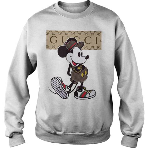 gucci pink mickey shirt|gucci mickey mouse sweatshirt.